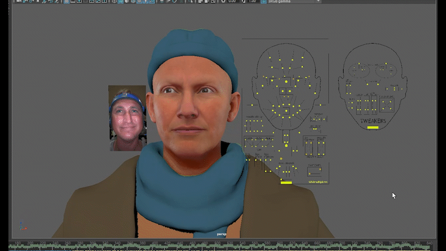 MetaHuman Creator Deform GIF